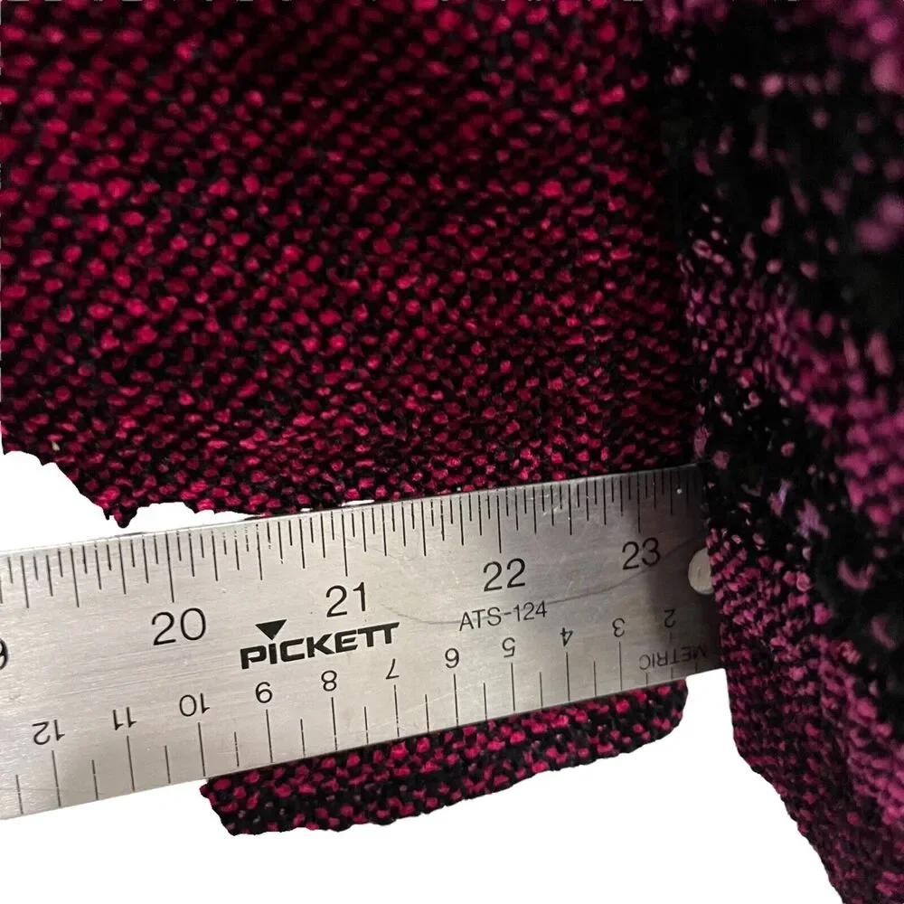 Margaret Lent Chenille Luxury Jacket Fiber Artist RICH ART WOW Handwoven Size M